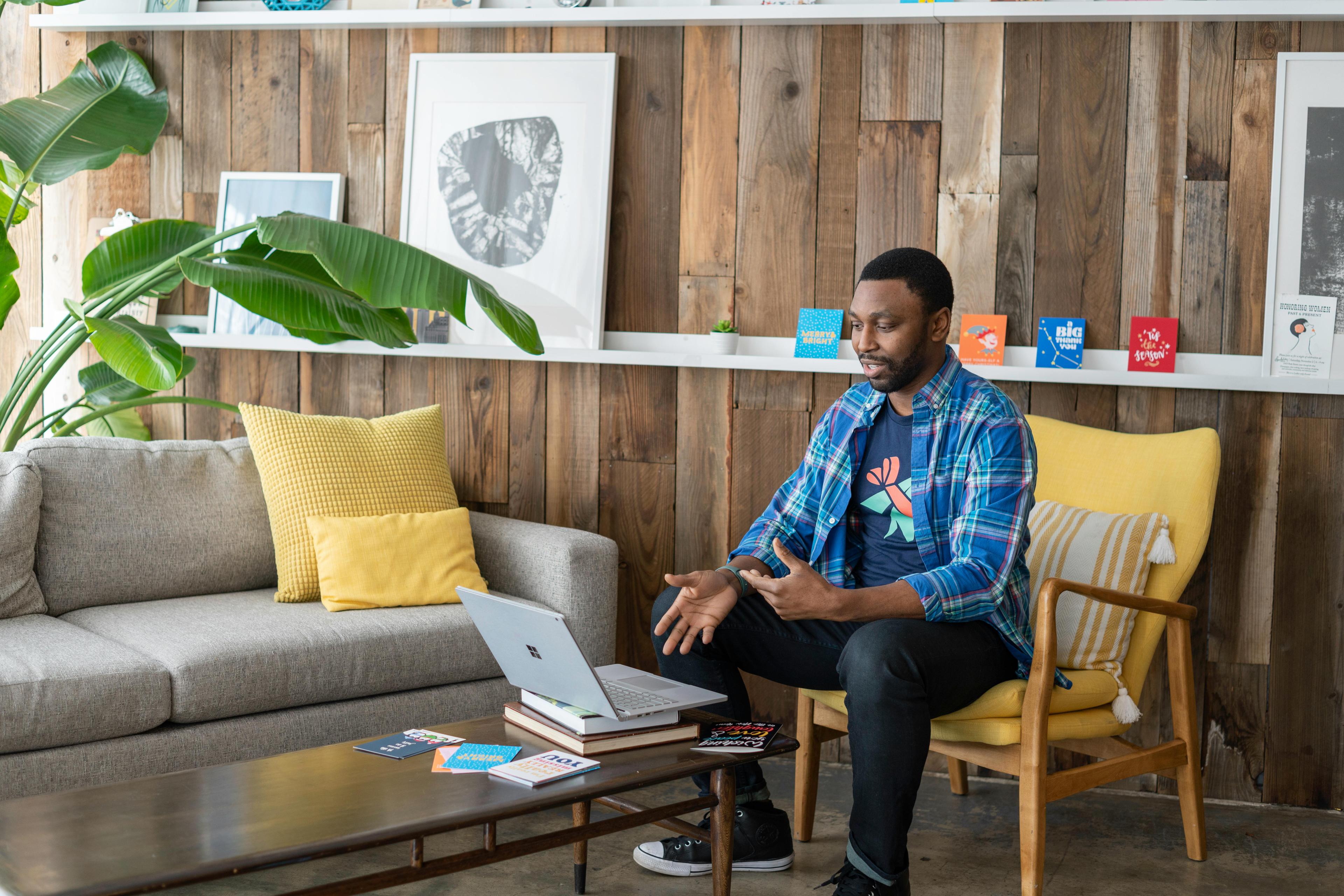 Solo founder managing customer communications on a laptop