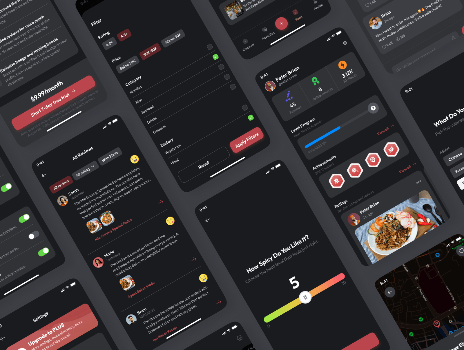 DishRate - Food Rating & Discovery Mobile UI Kit — preview 6