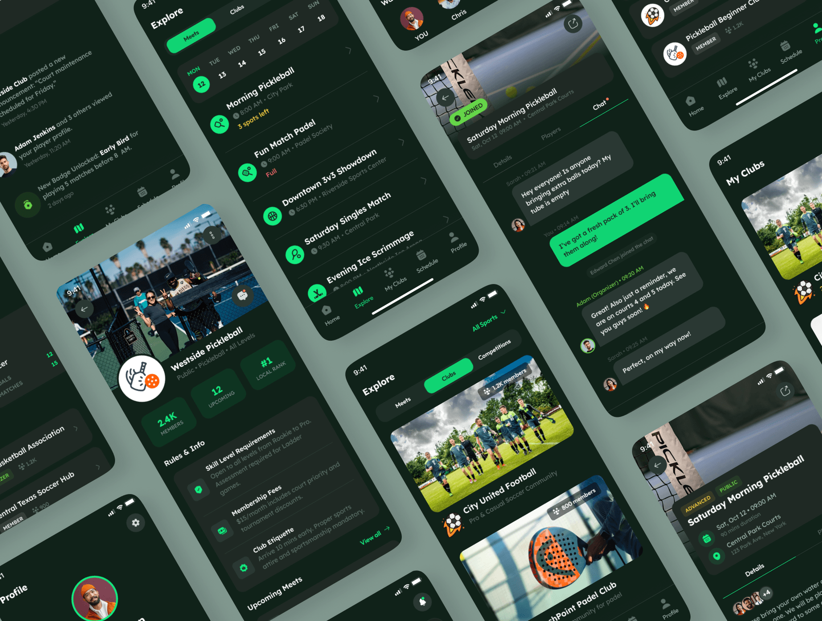 PlayPals - Social Sports & Club Management UI Kit — preview 4