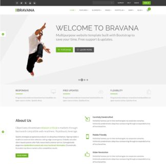 Bravana - Free Bootstrap Business Template